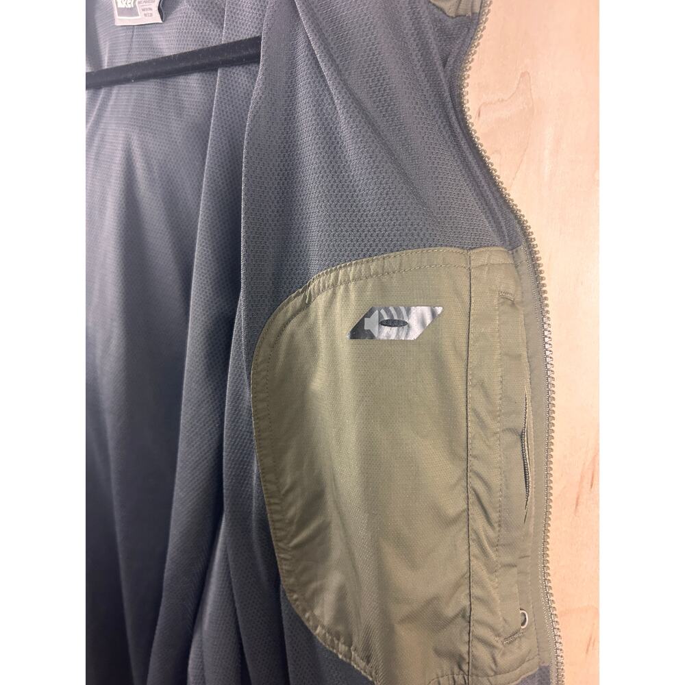 REI Men’s XXL Olive Green Hooded Full Zip Lightweight Jacket - Picture 5 of 12